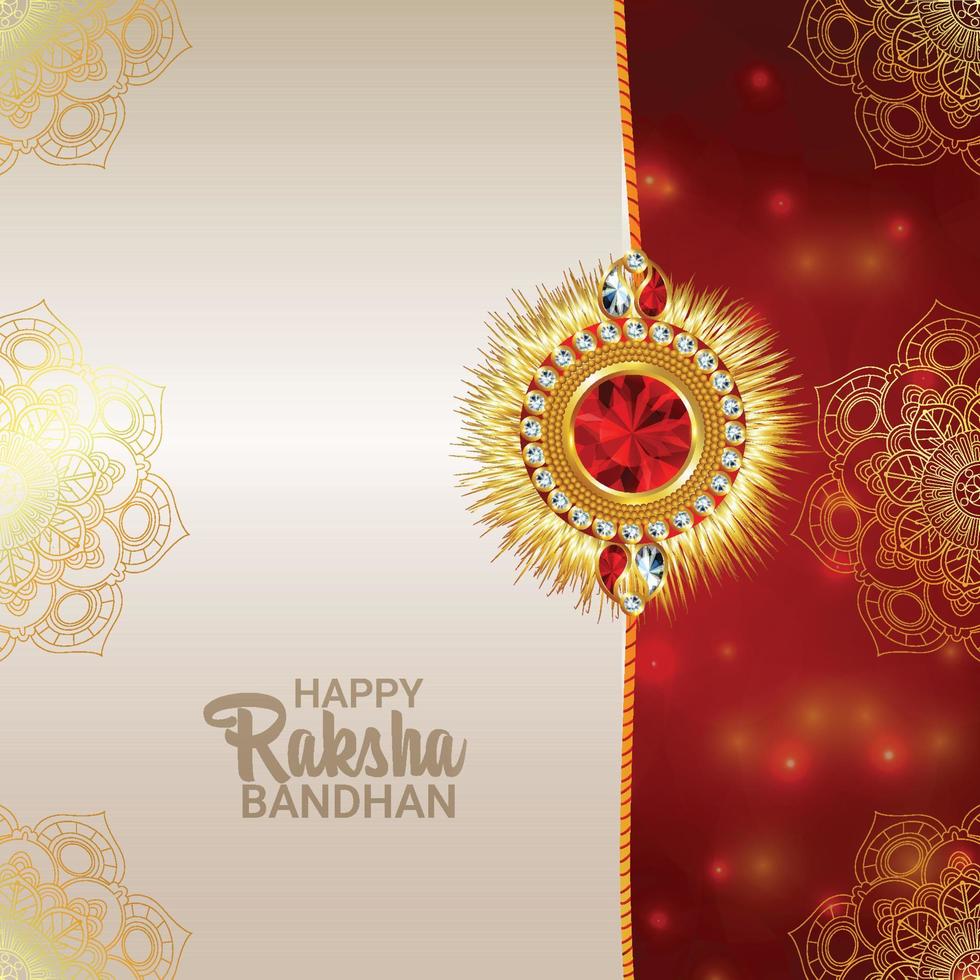 Raksha bandhan celebration background vector