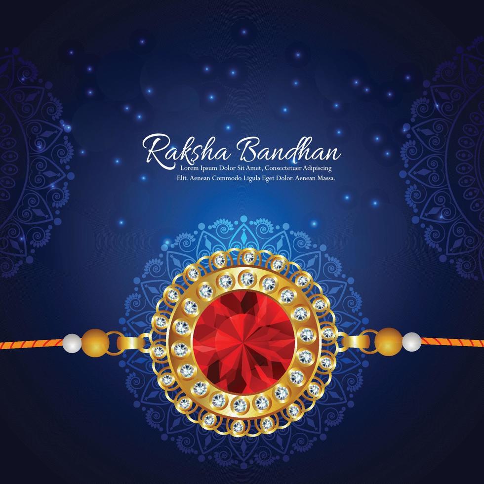 Fondo de celebración feliz raksha bandhan vector