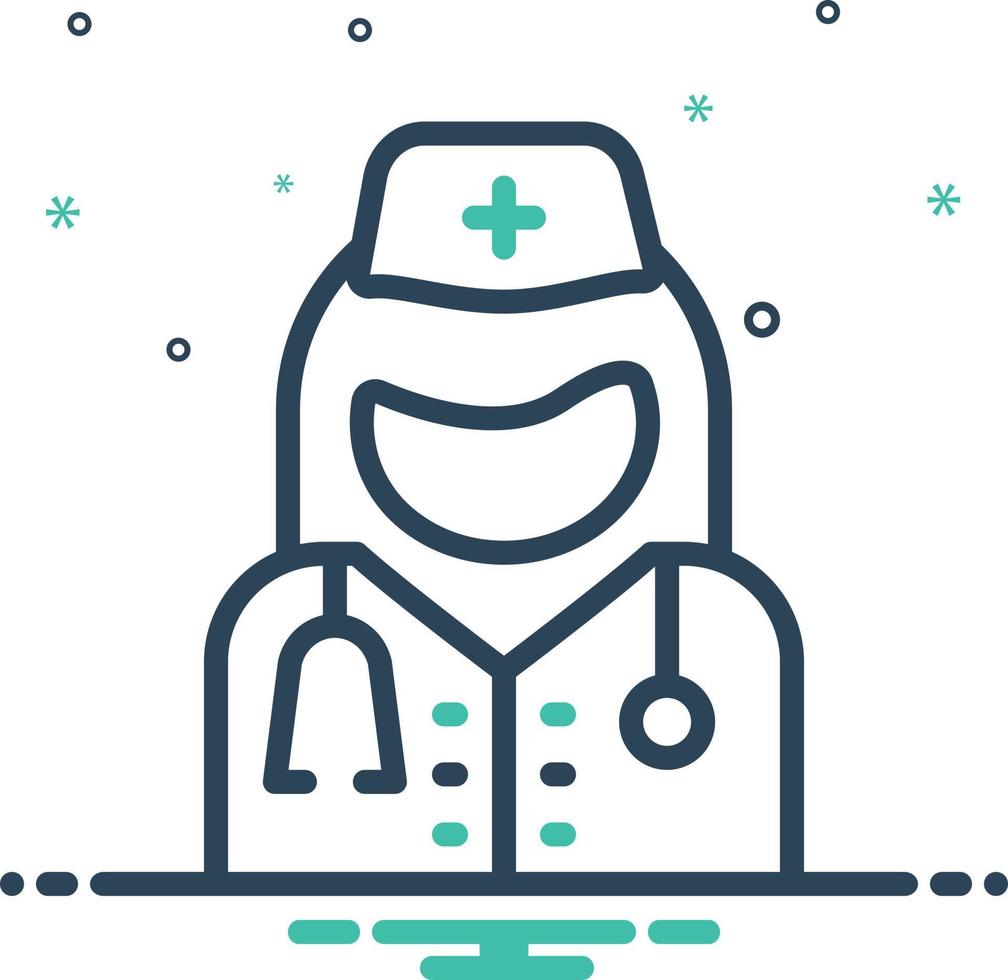 Mix icon for medical vector