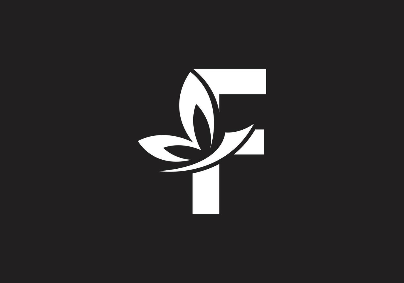 este es un diseño de logotipo de letra f para su negocio vector