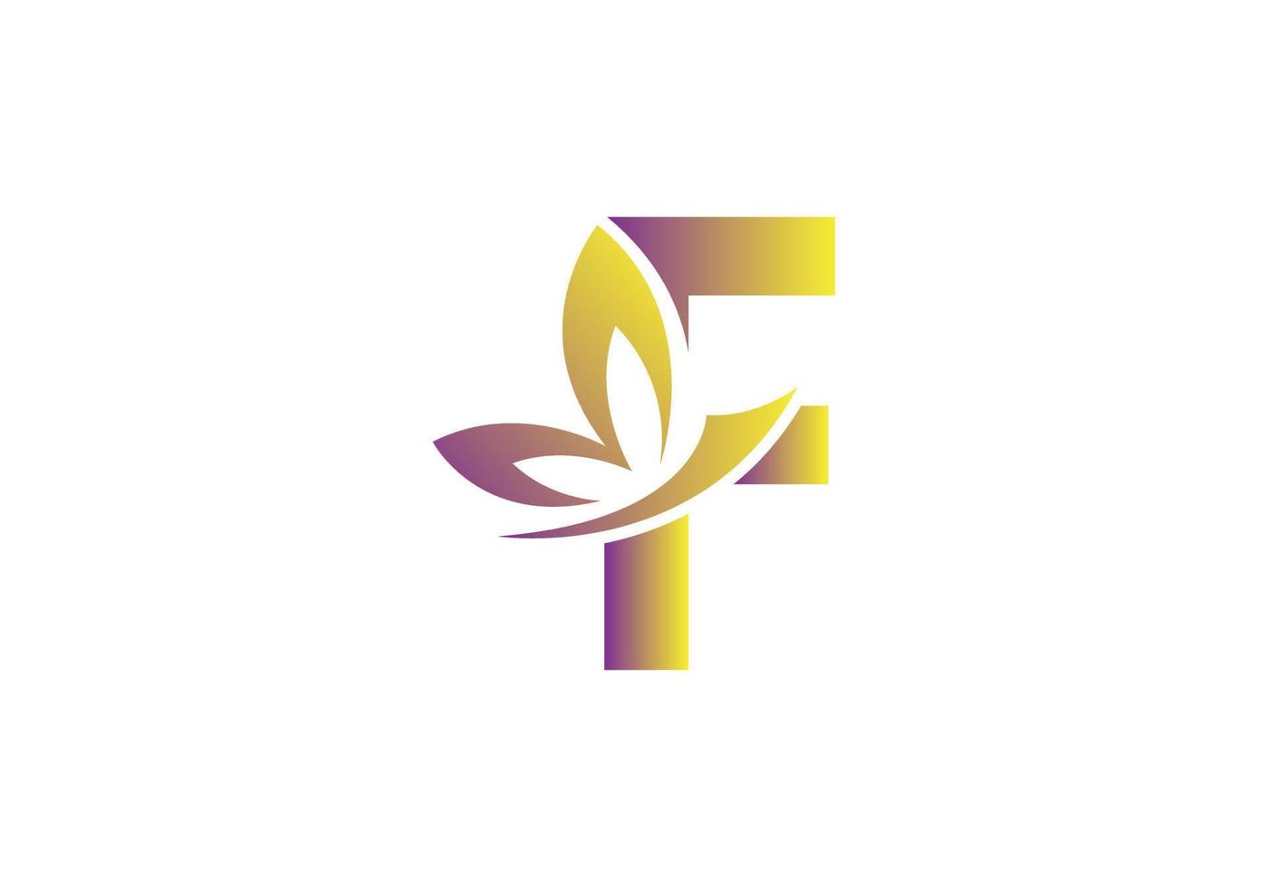 este es un diseño de logotipo de letra f para su negocio vector