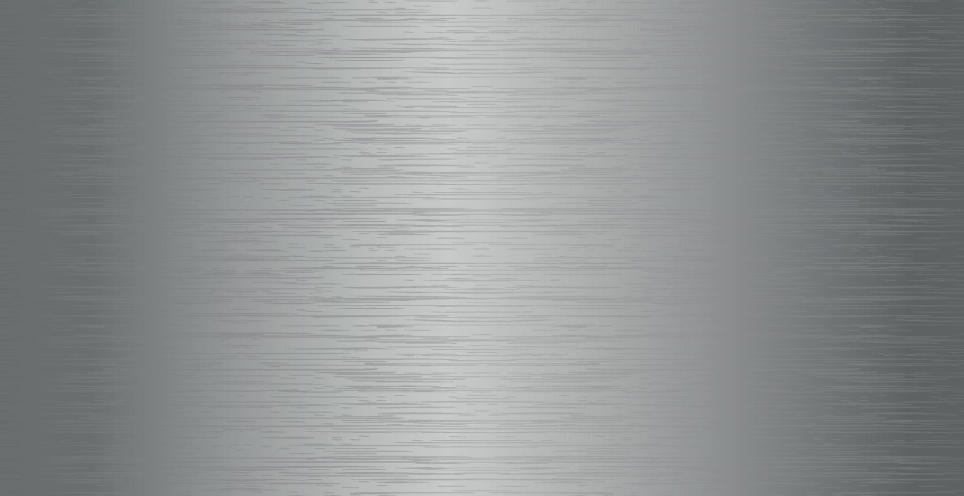 Panoramic background silver steel metal texture - Vector