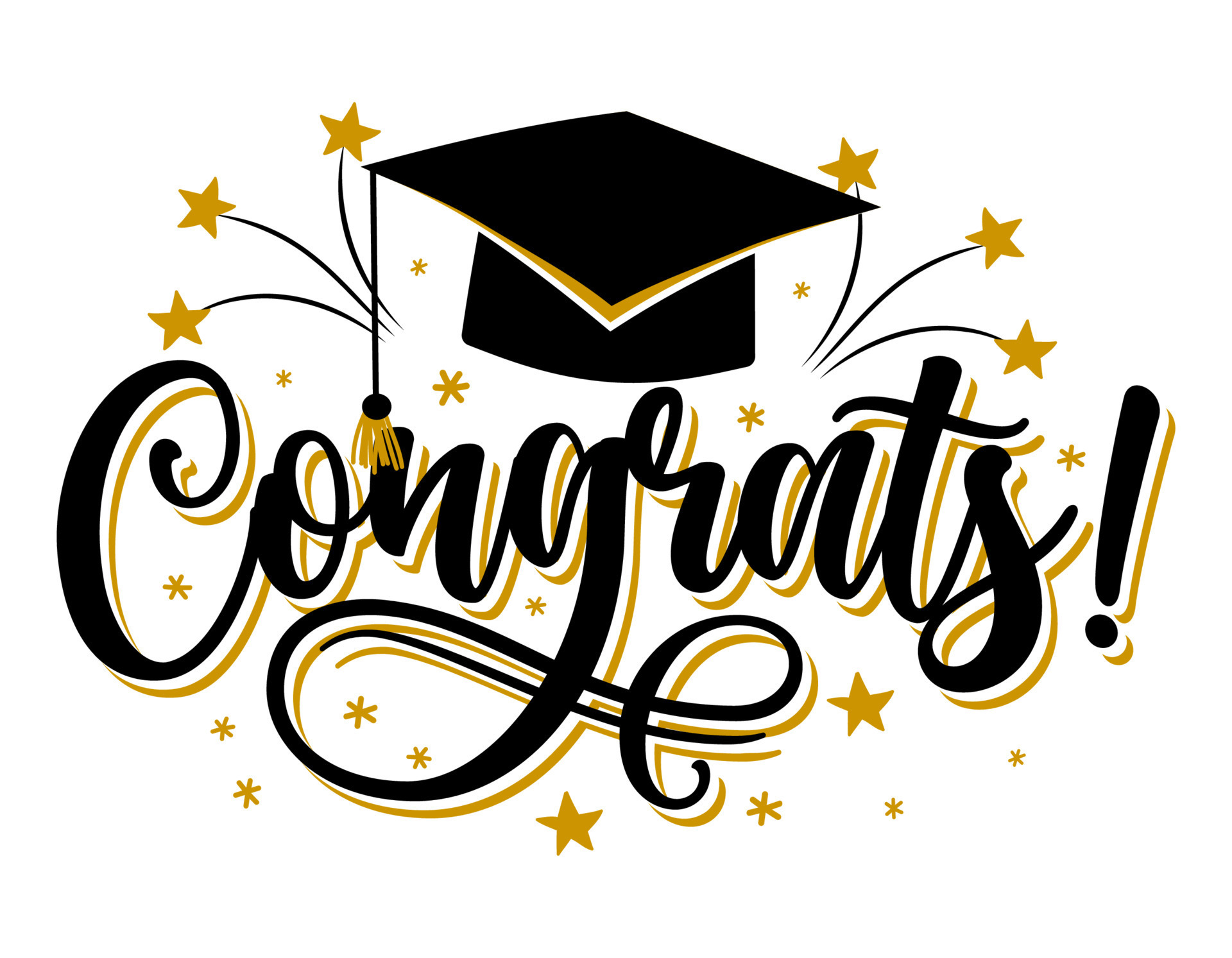 Congratulations Graduates Class Of 2022 Typography Blck Text Congratulations Graduates Class Of 2022 Typography Blck Text