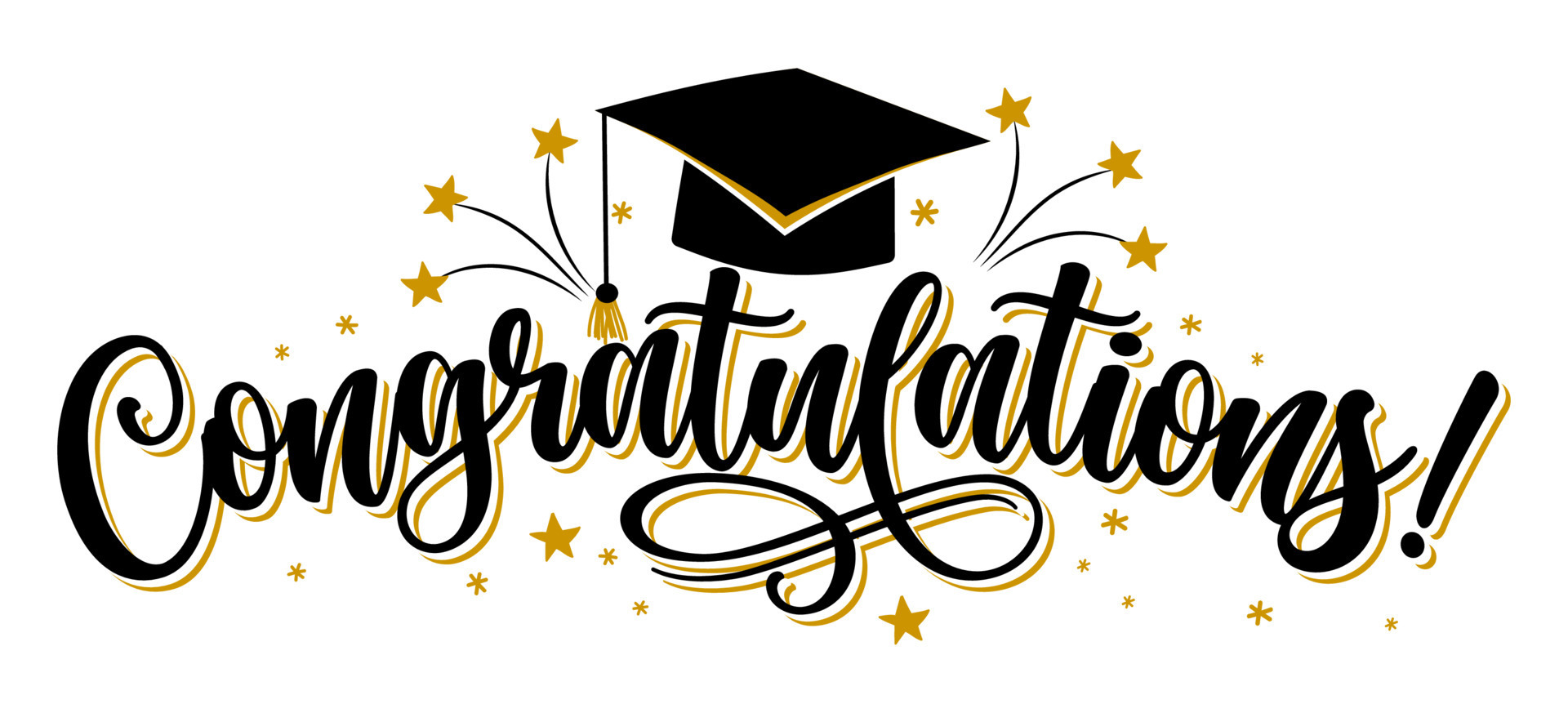 Congratulations Graduates Class of 2022 - Typography. black text isolated  white background. Vector illustration of a graduating class of 2021.  graphics elements for t-shirts, and the idea for the sign 7307153 Vector