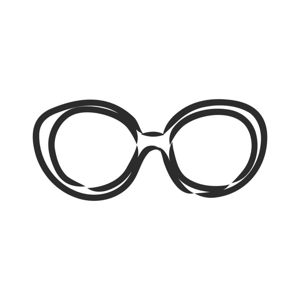 glasses vector sketch