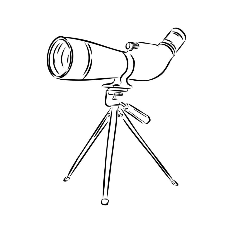 telescope vector sketch