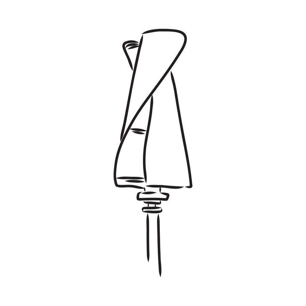 wind generator vector sketch