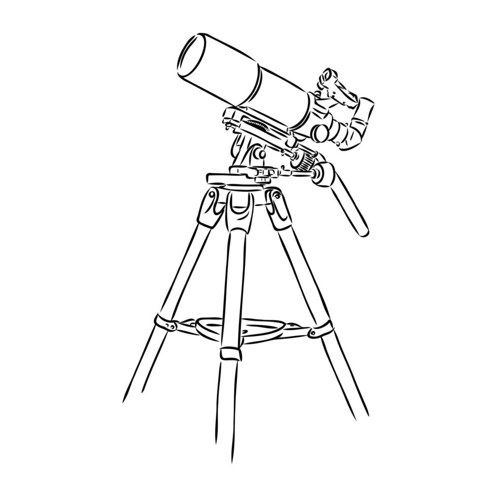 telescope vector sketch