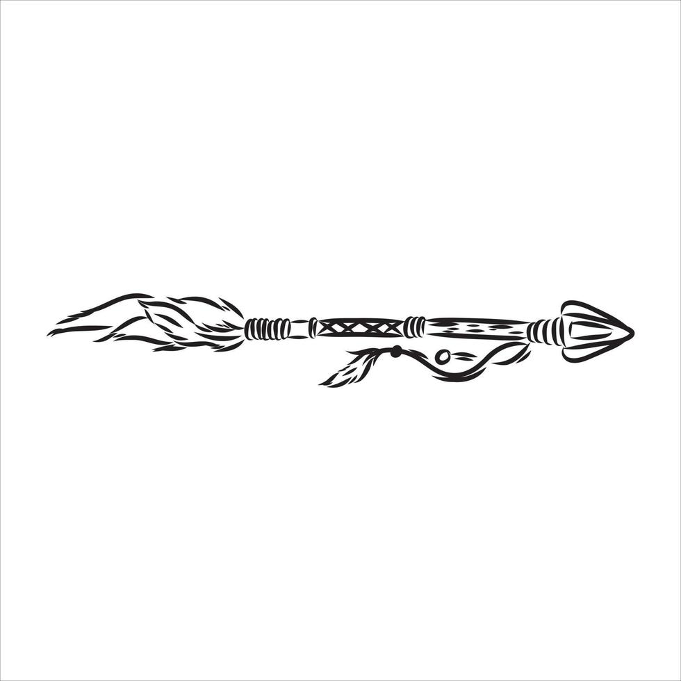 boho arrow vector sketch