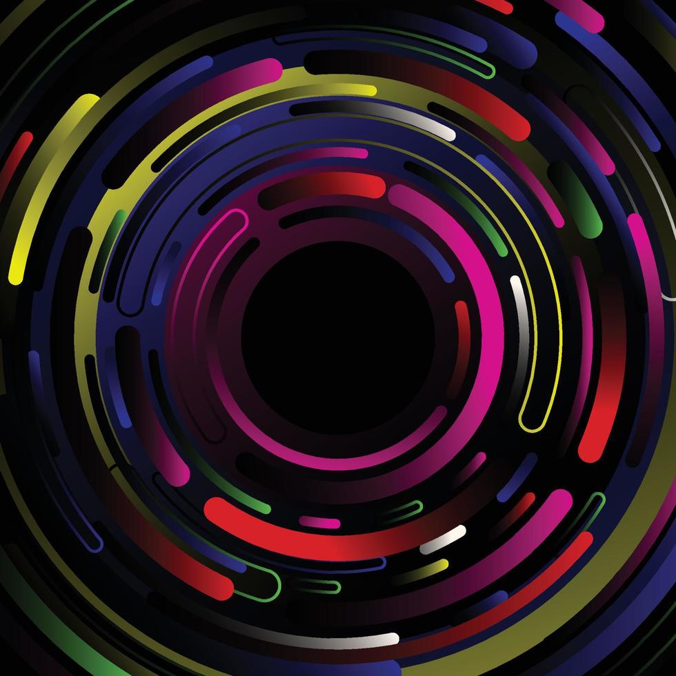 Abstract Circle Background Concept vector