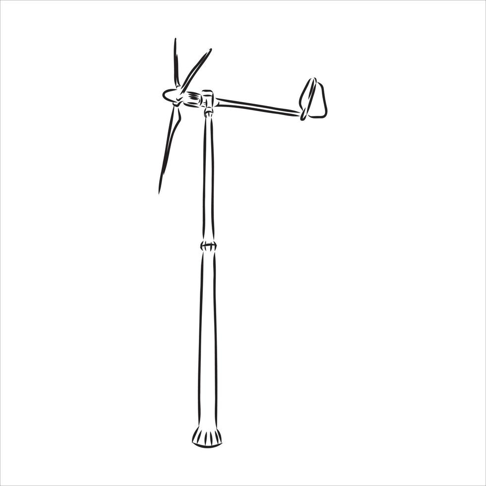 wind generator vector sketch