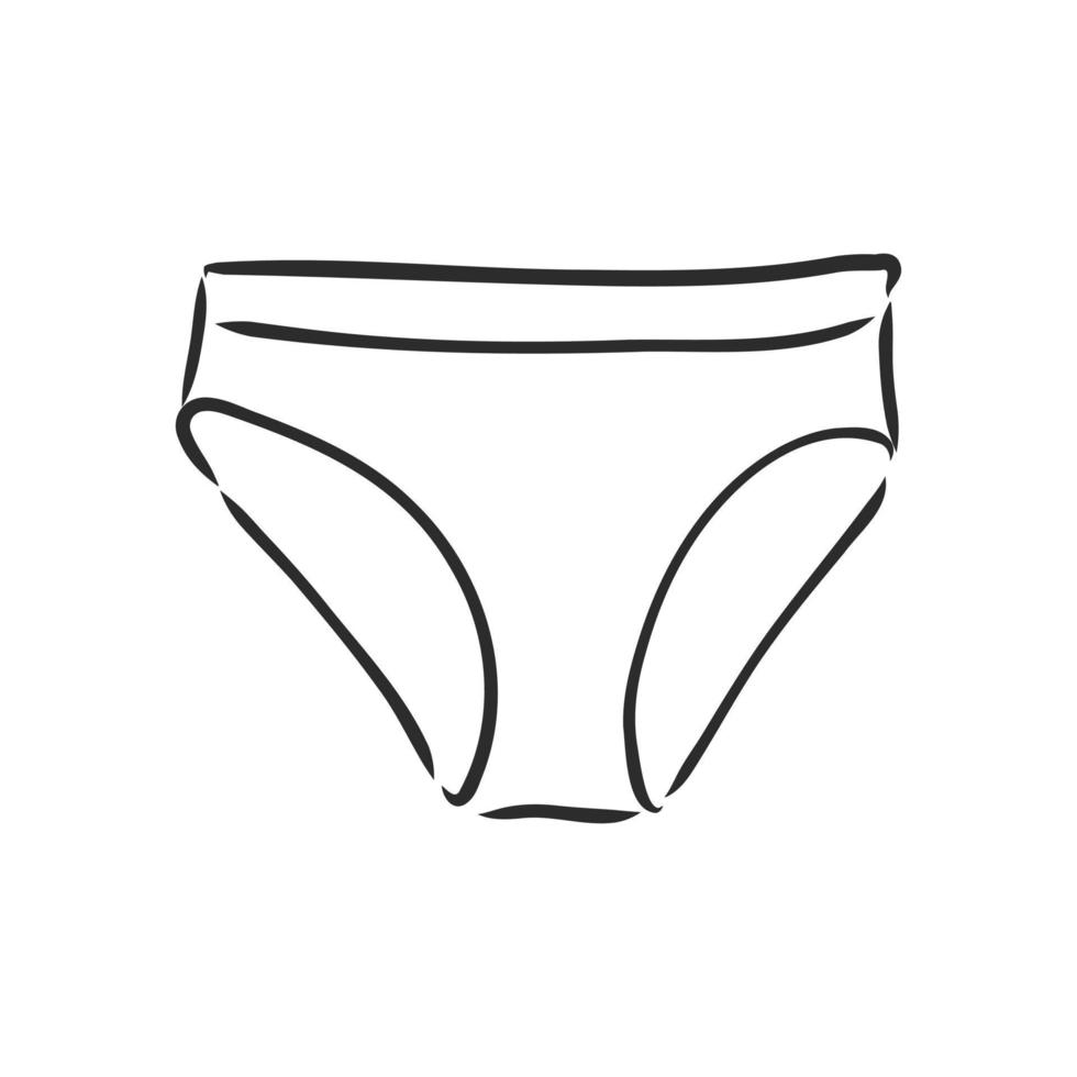 underwear vector sketch