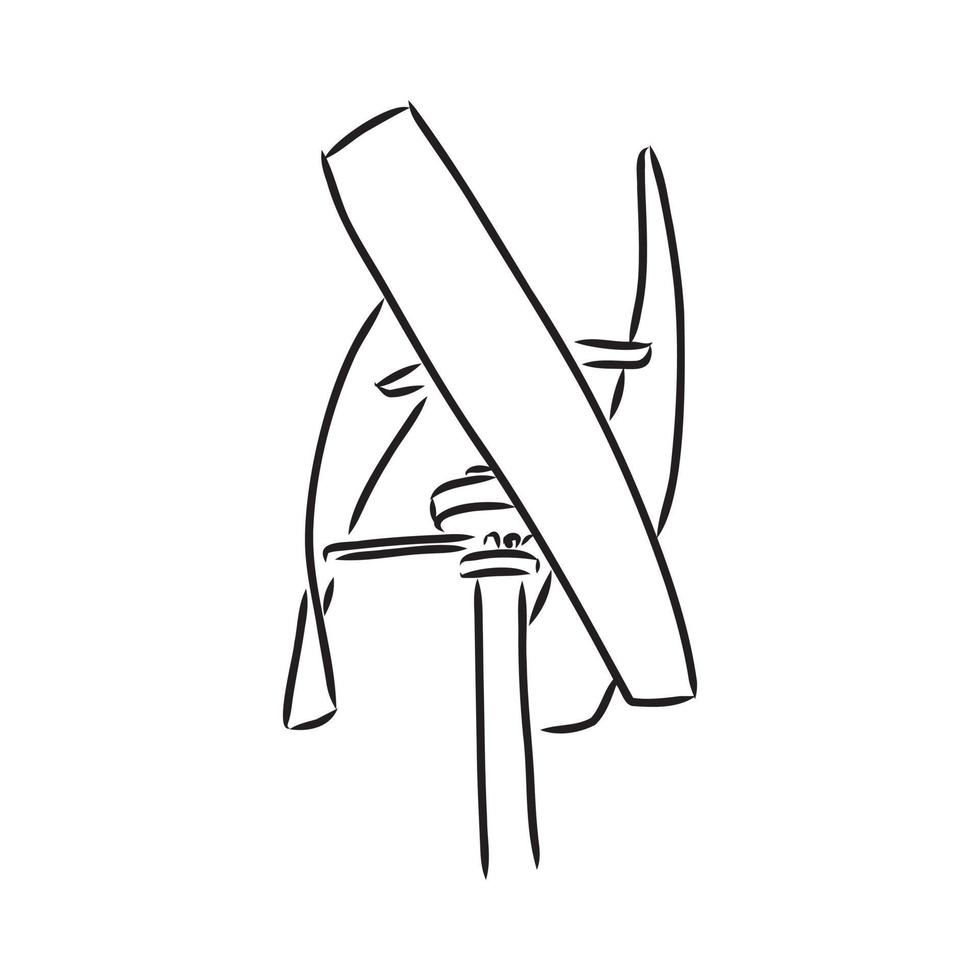 wind generator vector sketch