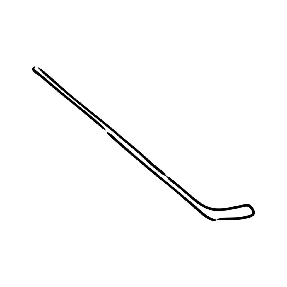 bosquejo del vector del jugador de hockey