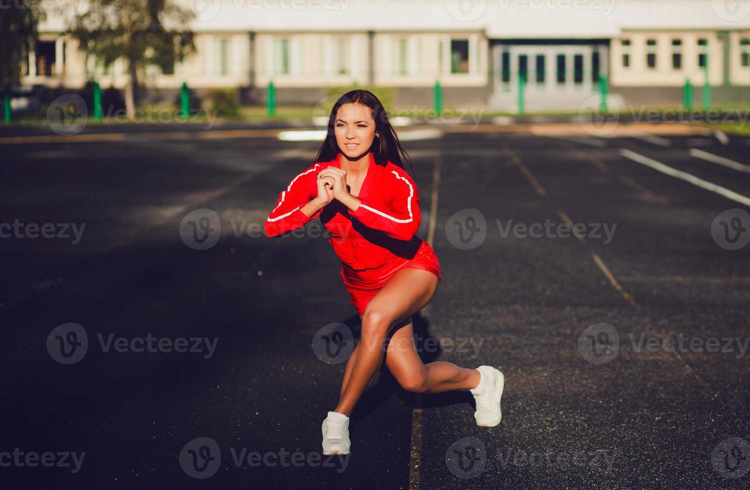 Young woman runner photo