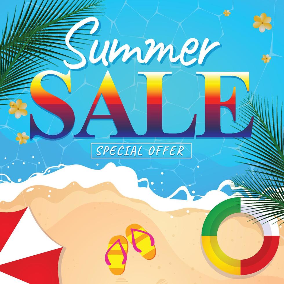 Summer Sale Concept vector