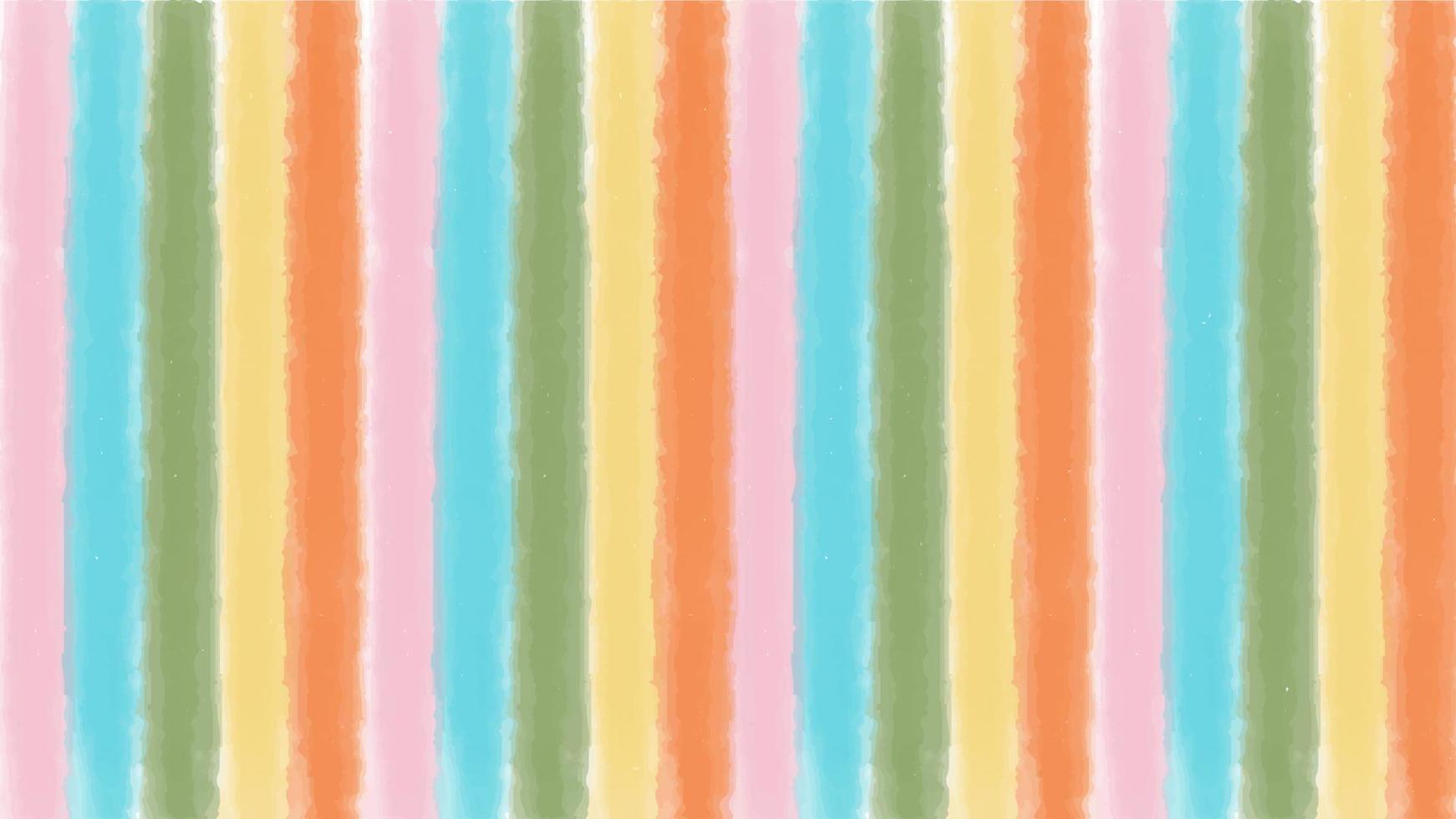 Hand drawn stripe colorful  watercolor background vector