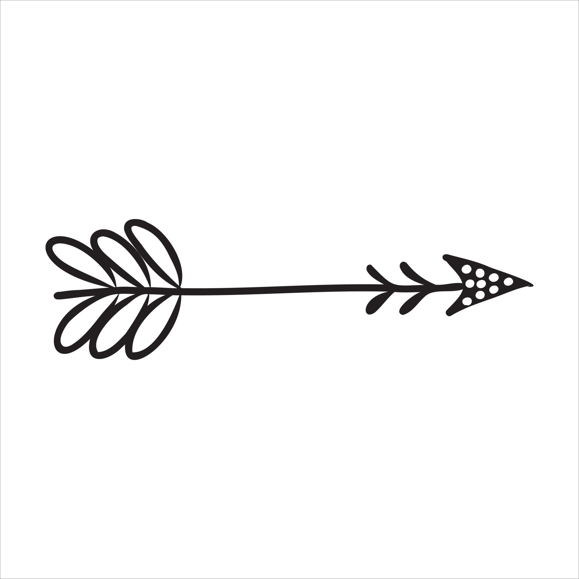 boho arrow vector sketch 7310114 Vector Art at Vecteezy