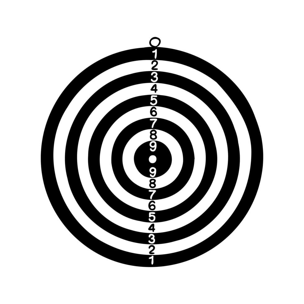 darts vector sketch