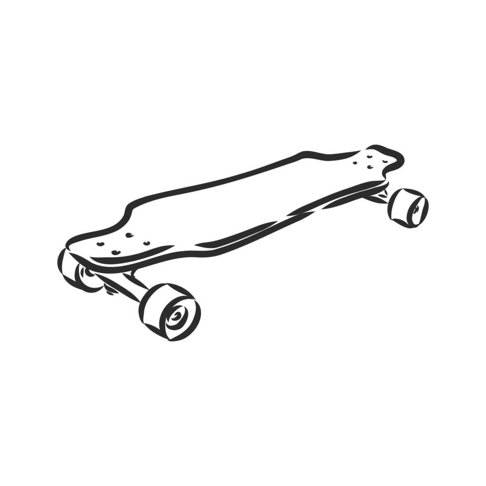 skateboard vector sketch