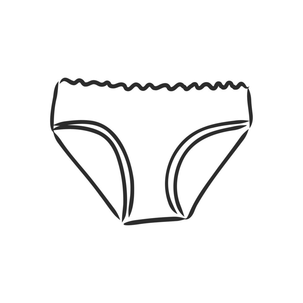 underwear vector sketch