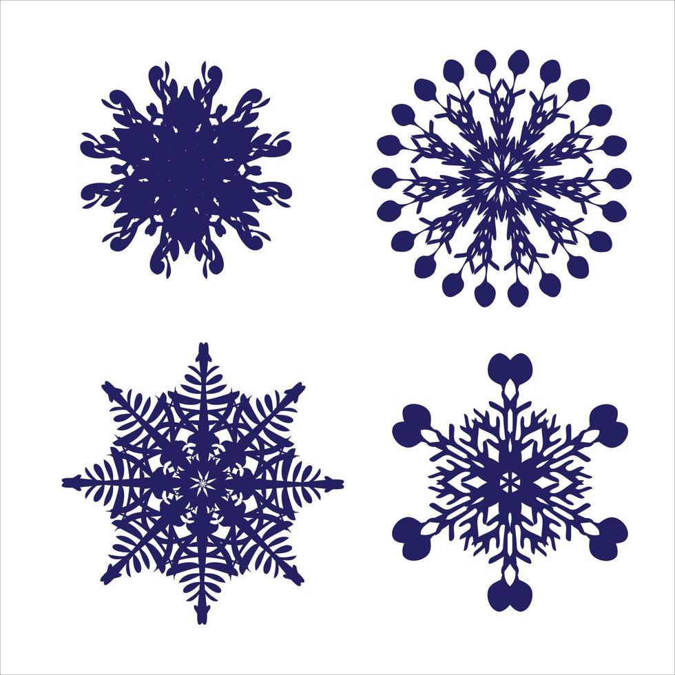 snowflake rosette vector sketch