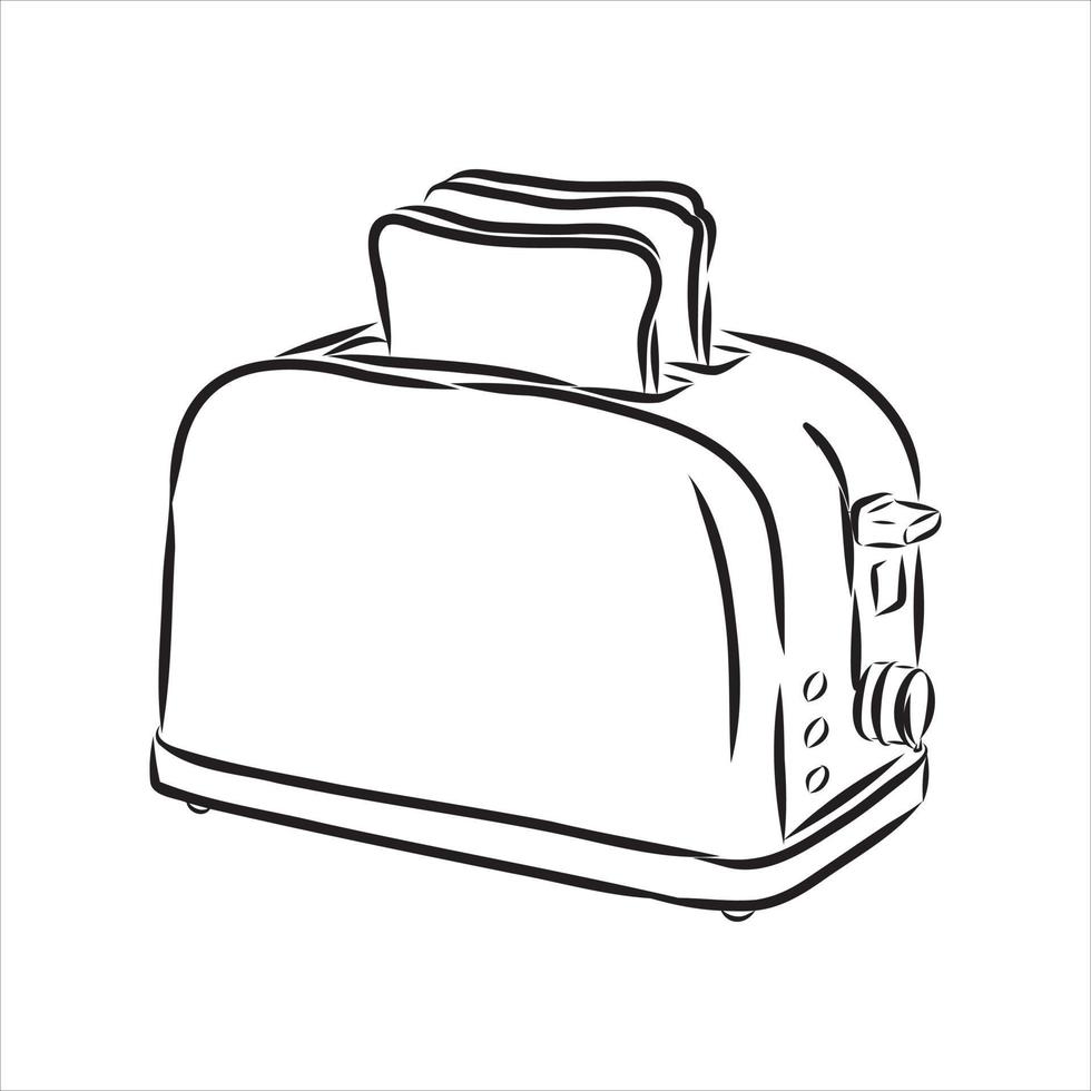 toaster vector sketch