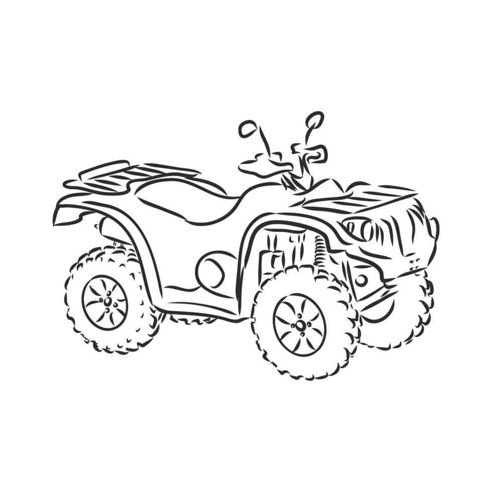 atv vector sketch