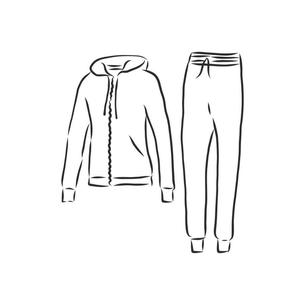 tracksuit vector sketch