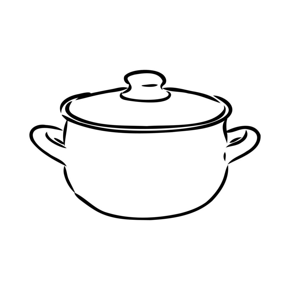 pan vector sketch