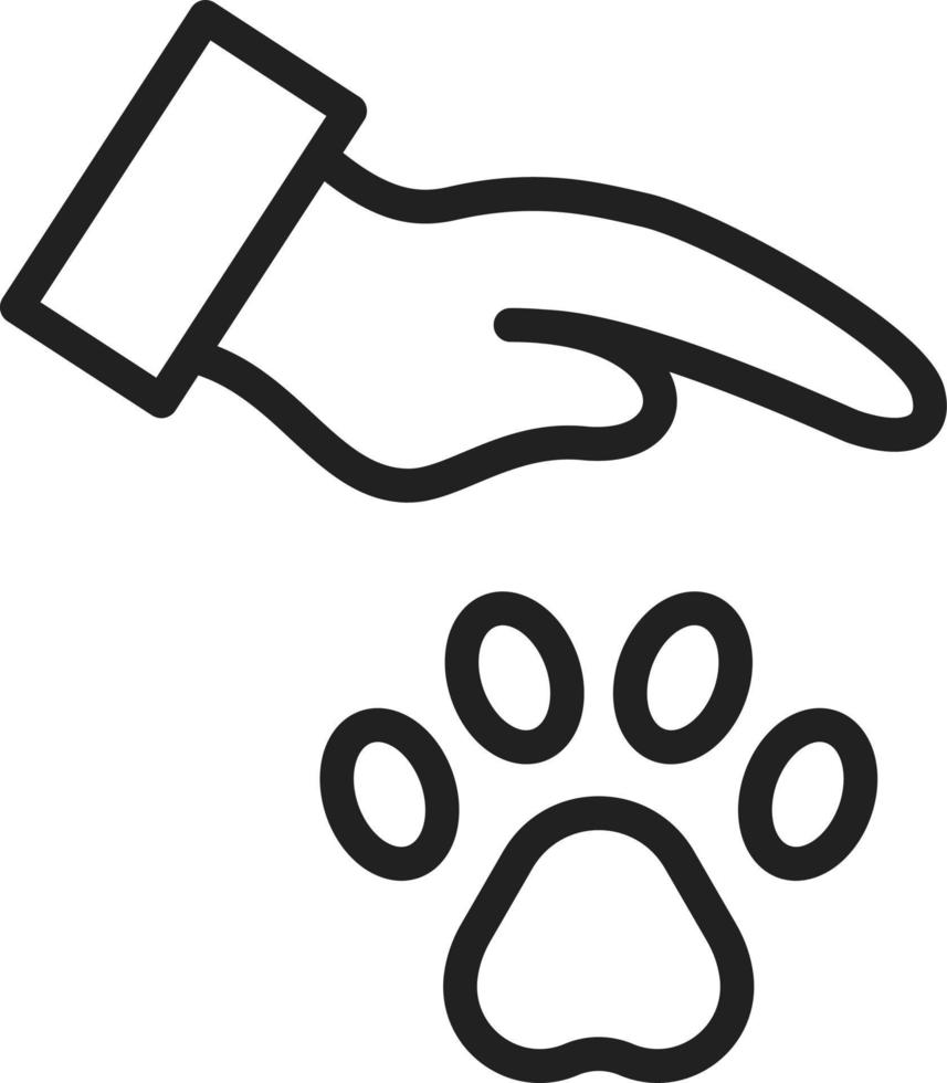 Animal Welfare Flat Color Icon vector