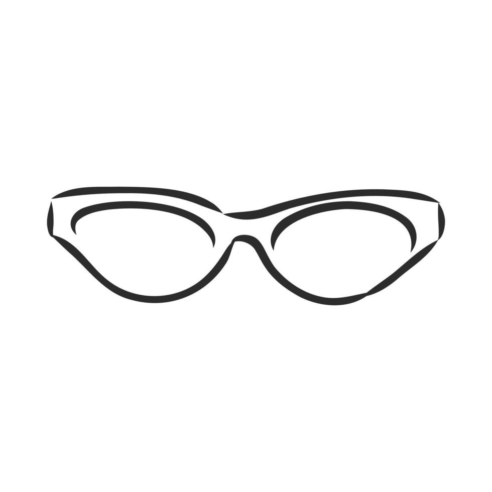 glasses vector sketch