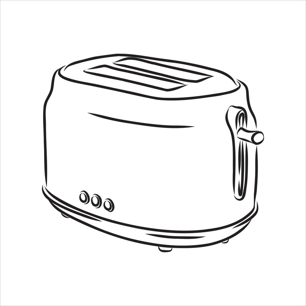 toaster vector sketch