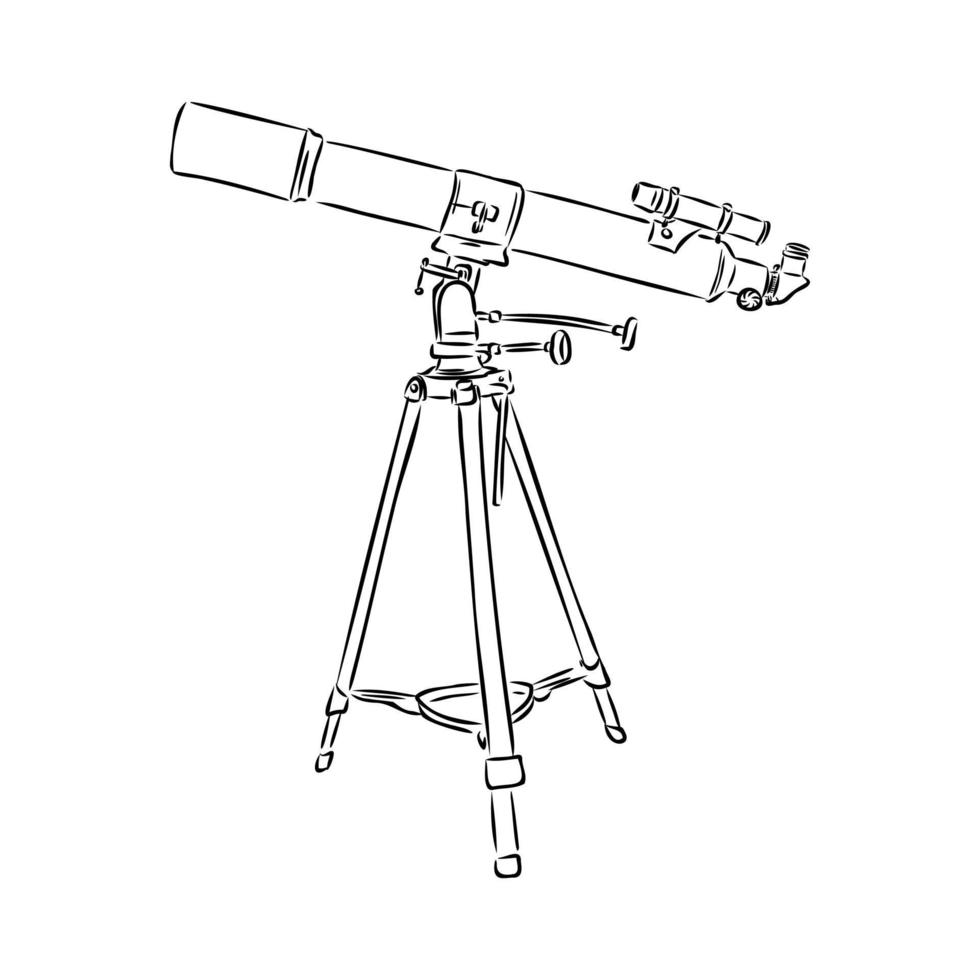 telescope vector sketch
