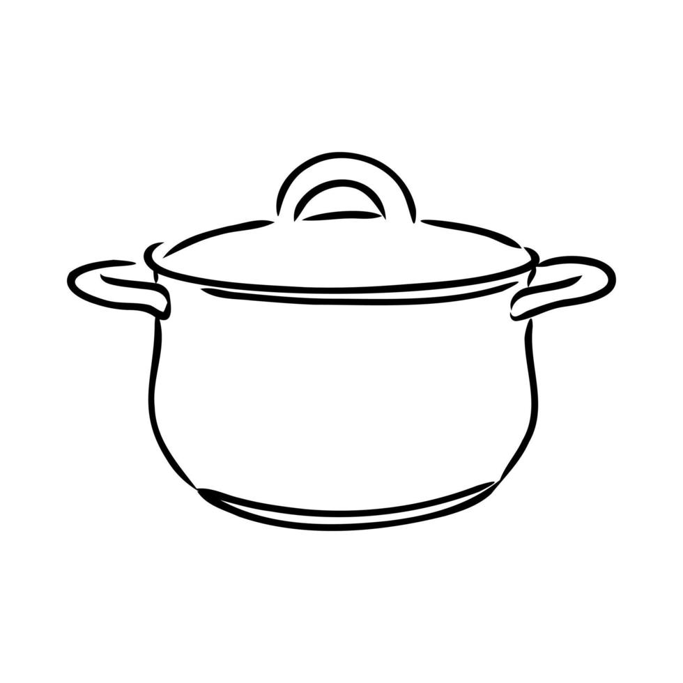 pan vector sketch