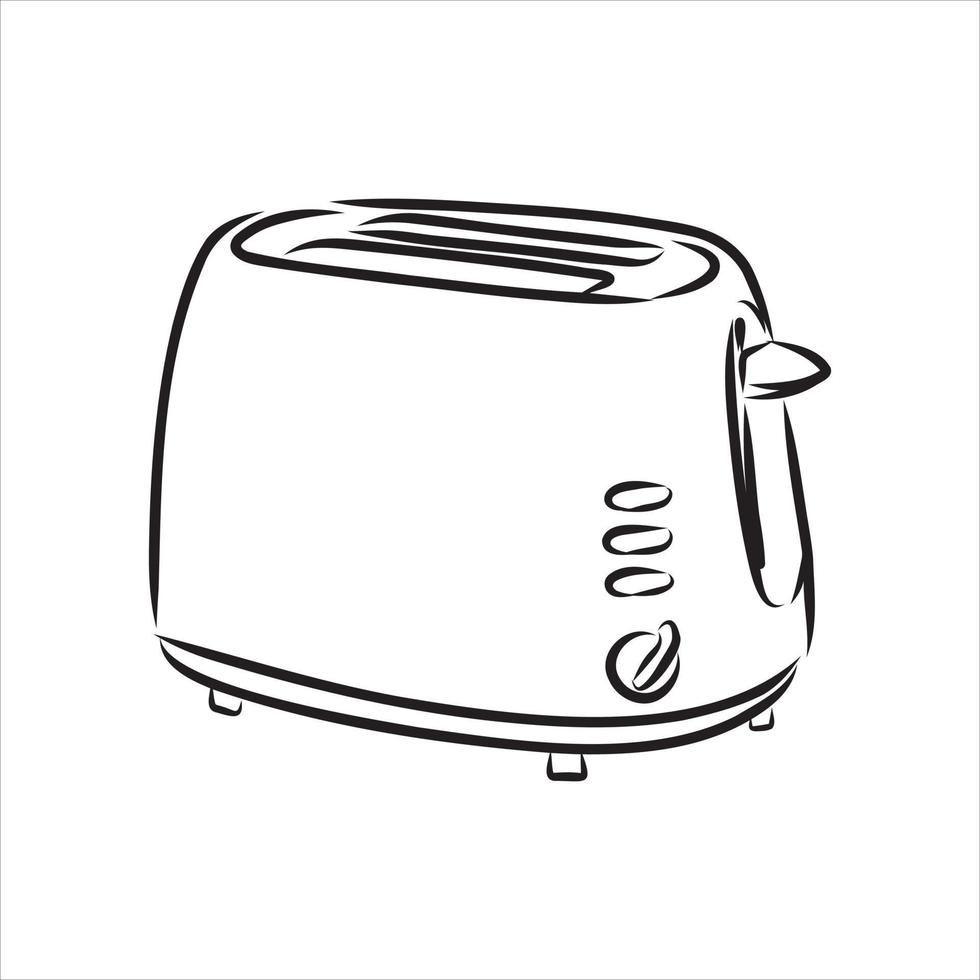 toaster vector sketch