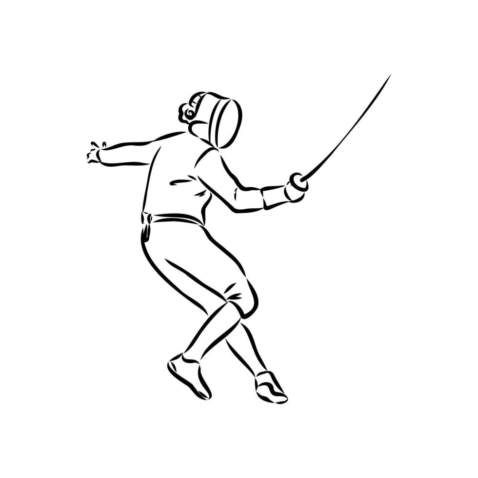 fencing vector sketch