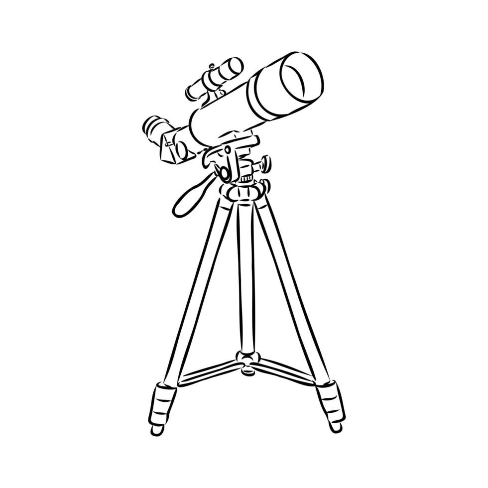 telescope vector sketch