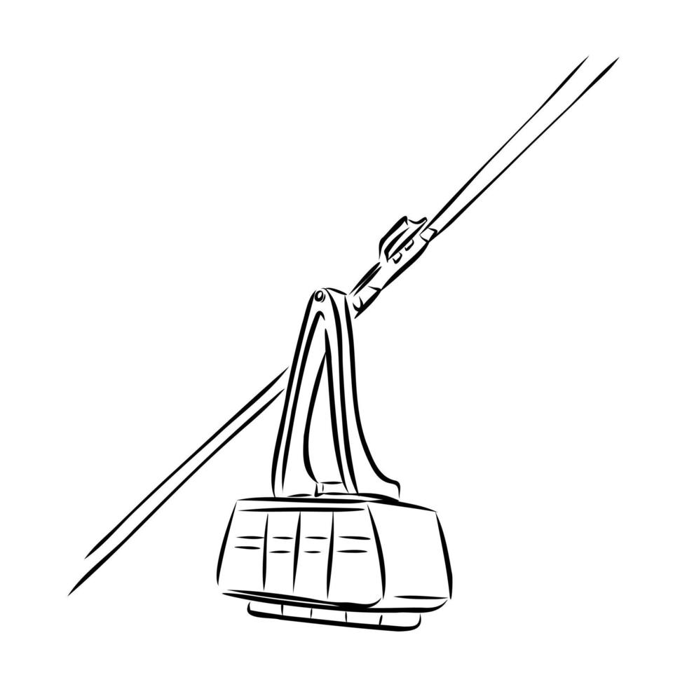 cable car vector sketch