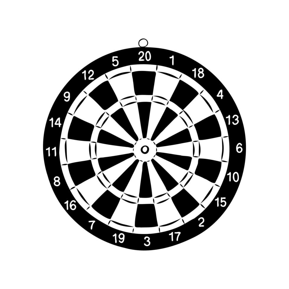 darts vector sketch