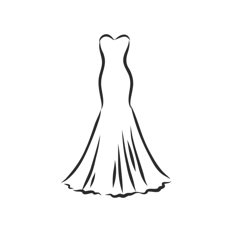 Woman wearing long gown sketch Wedding dress Drawing Fashion Handpainted  Beautiful Women transparent background PNG clipart  HiClipart