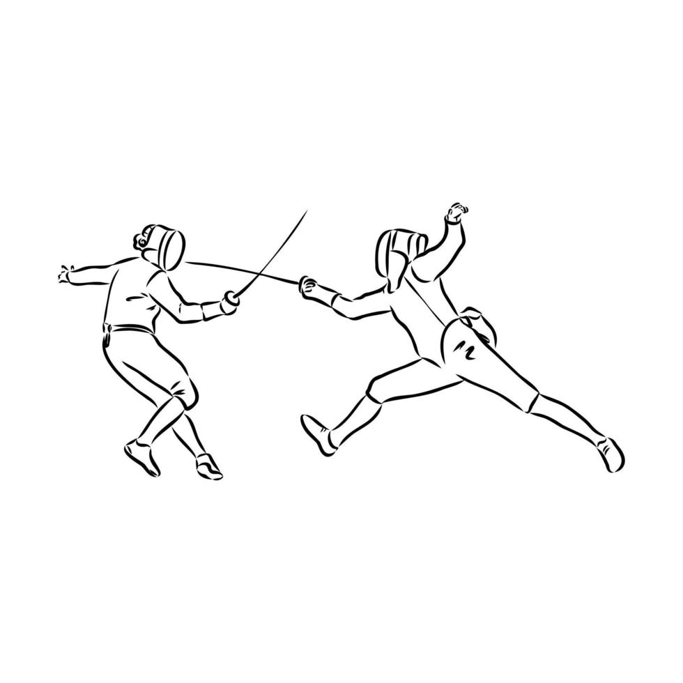 fencing vector sketch