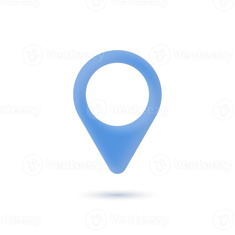 3D Stylized Location Icon photo