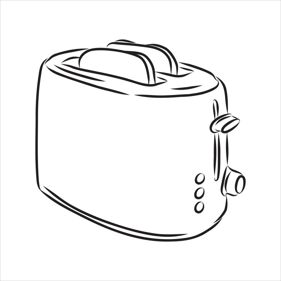 toaster vector sketch