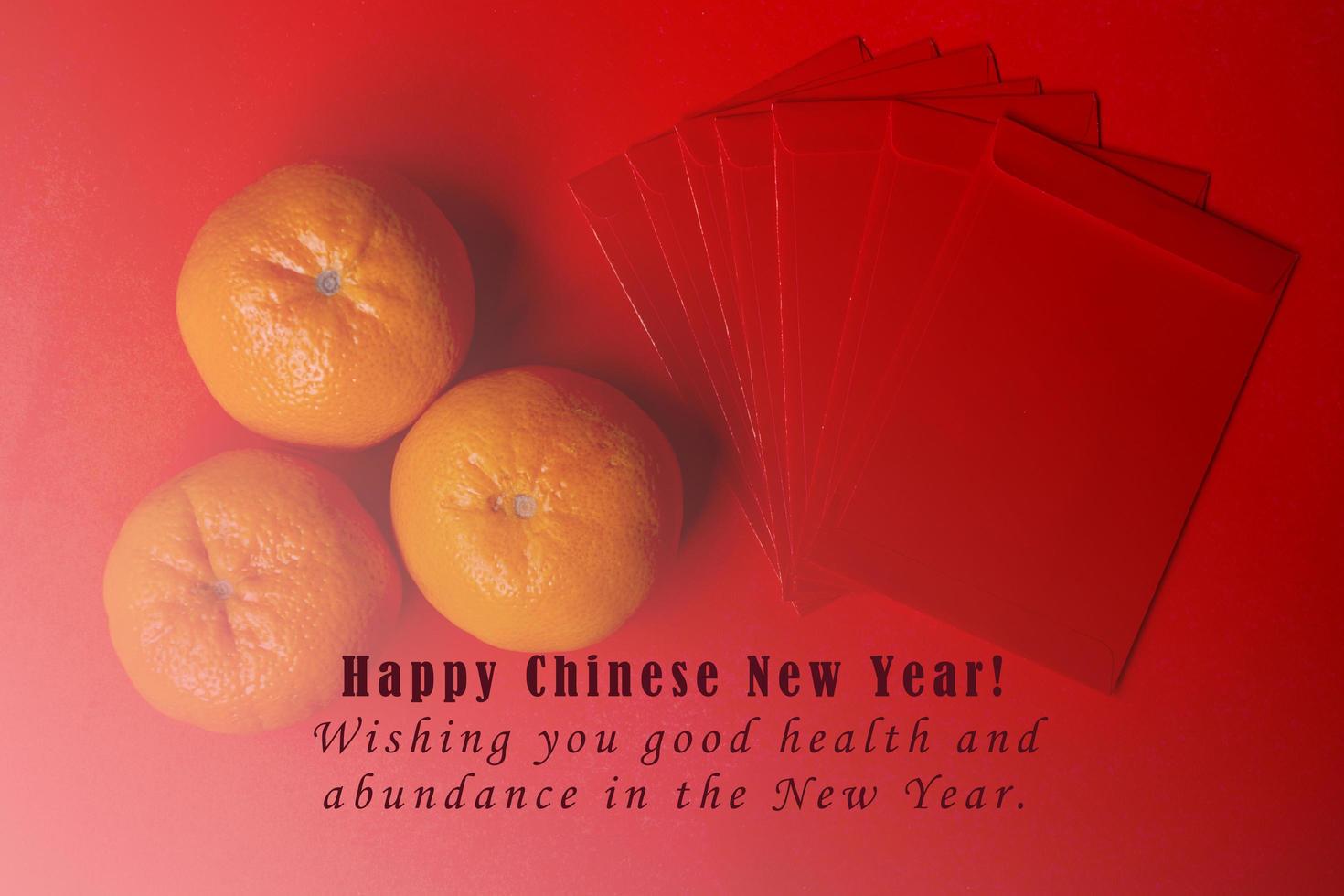 Concept image of the chinese new year with text photo