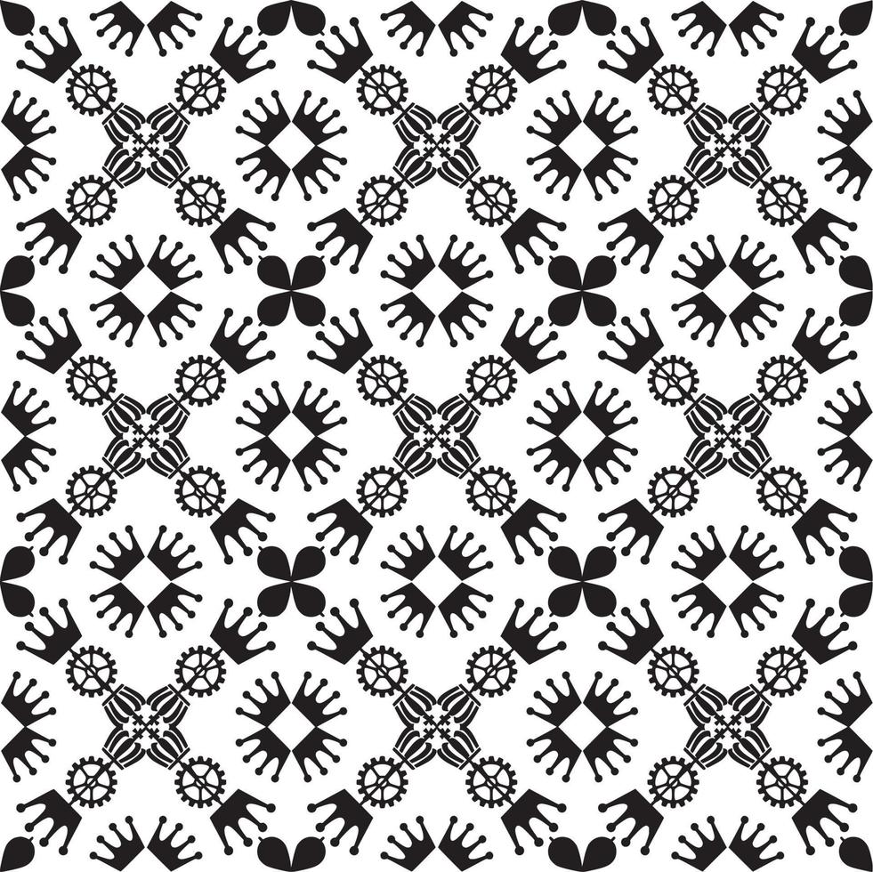 Abstract ethnic geometric pattern design for background vector