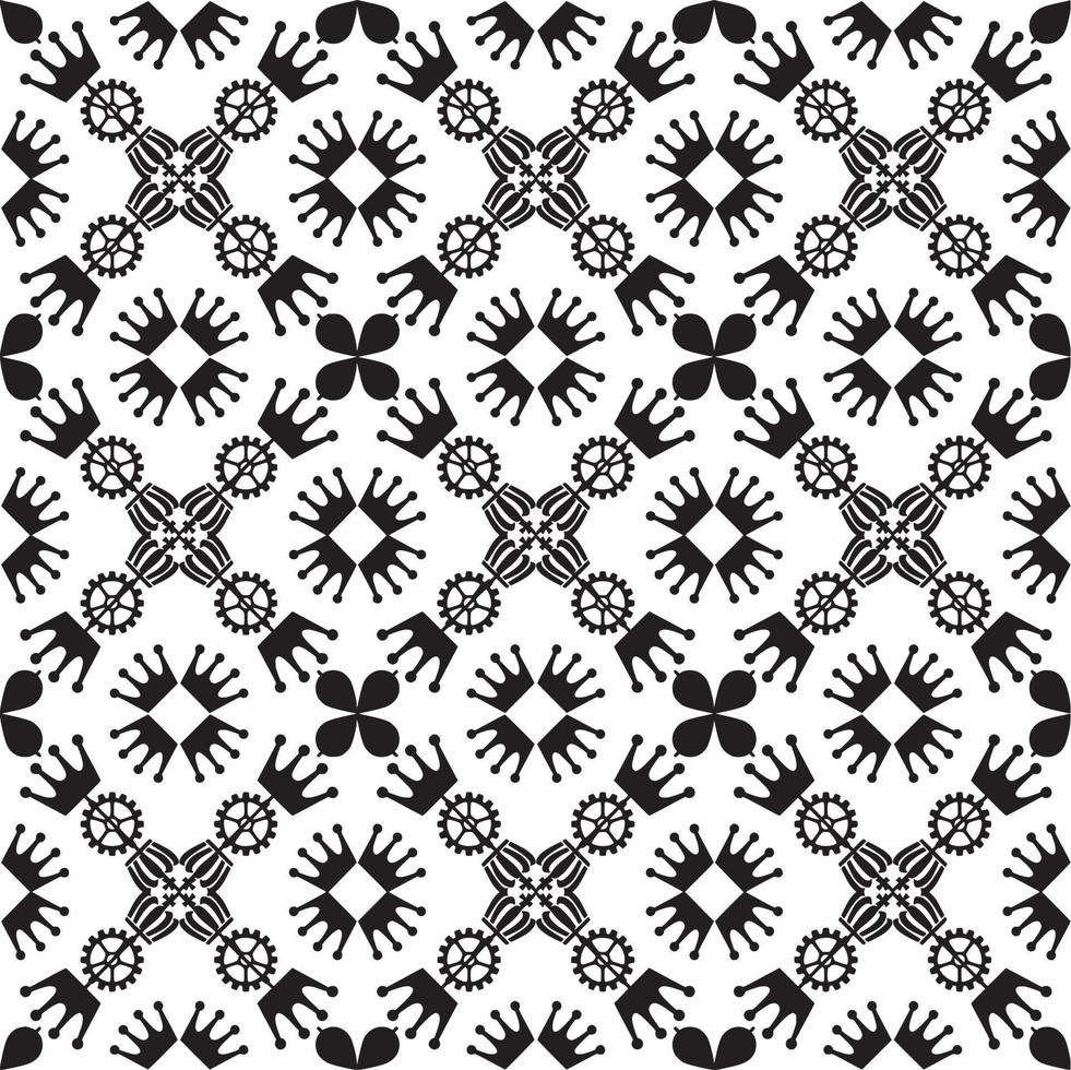 Abstract ethnic geometric pattern design for background vector