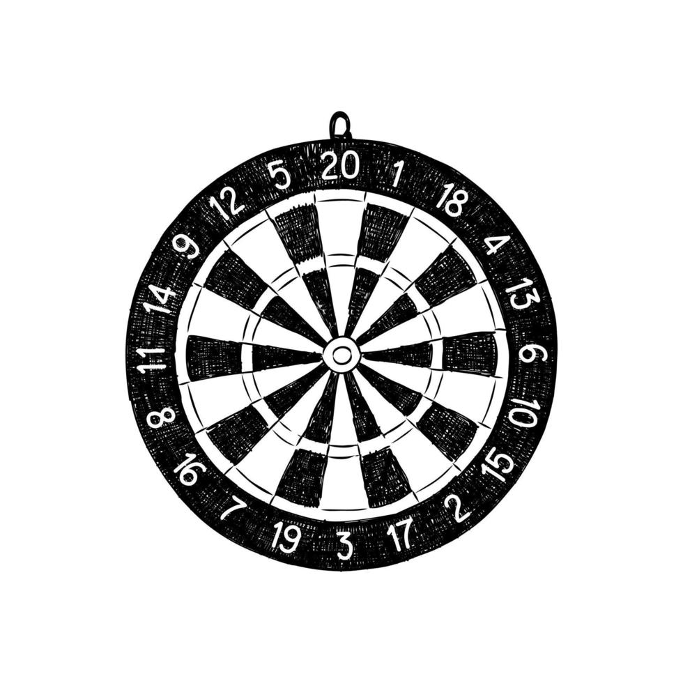 darts vector sketch