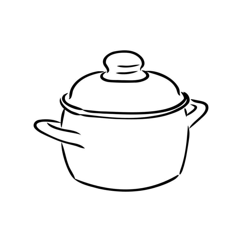 pan vector sketch