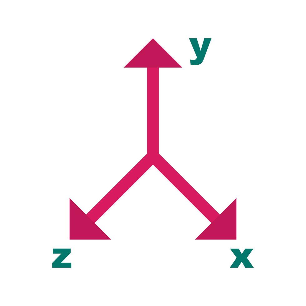 Graph II Flat Color Icon vector
